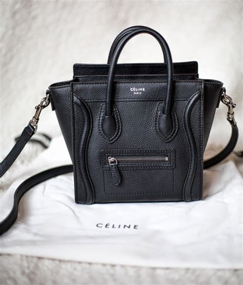 celine nano size cm|celine nano bag price.